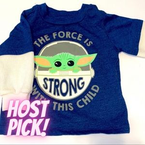 ⭐️HOST PICK!⭐️Baby Yoda Long-Sleeved